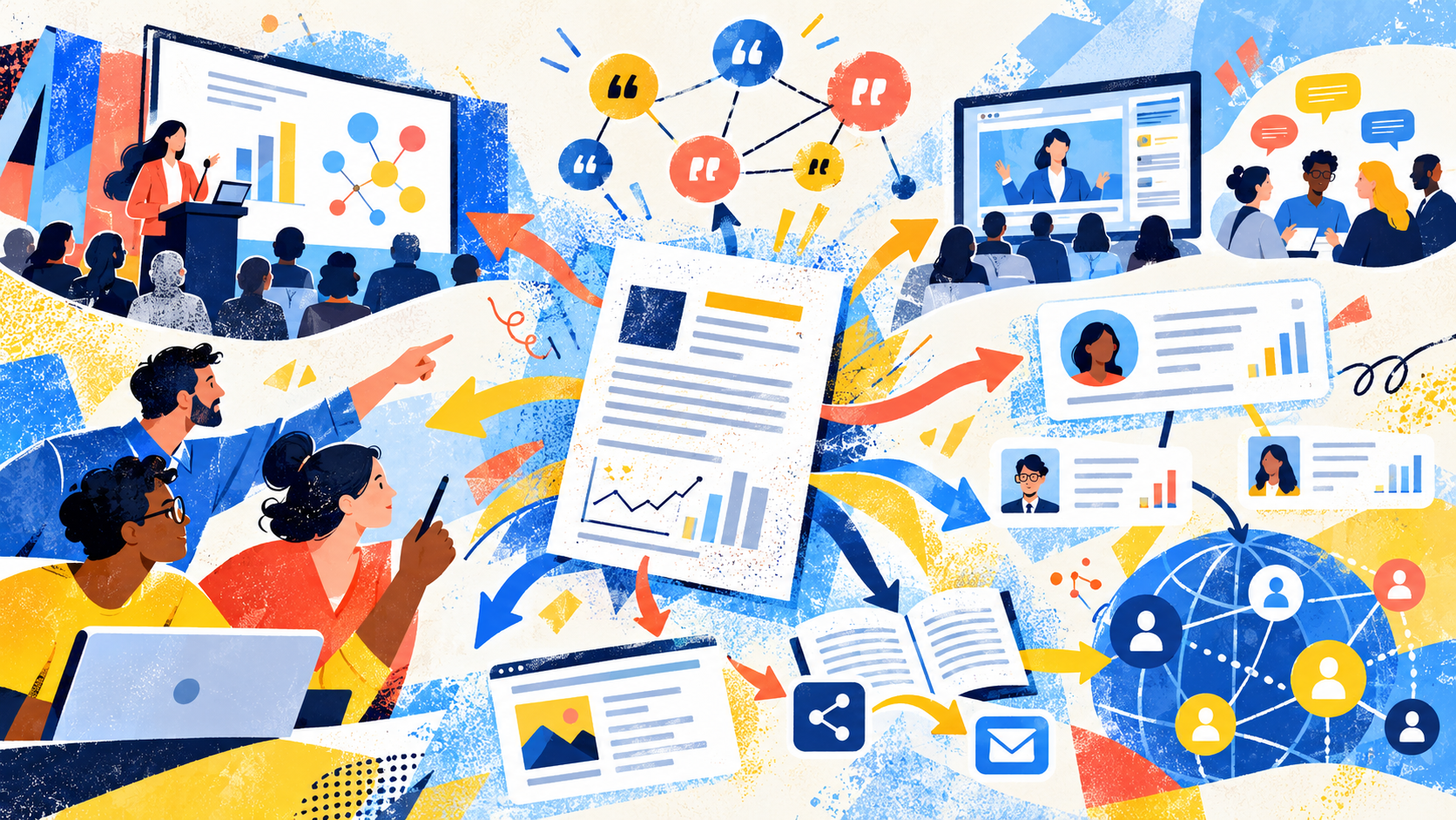 How to Promote a Research Paper After Publication: A Practical Academic Visibility Strategy thumbnail illustration