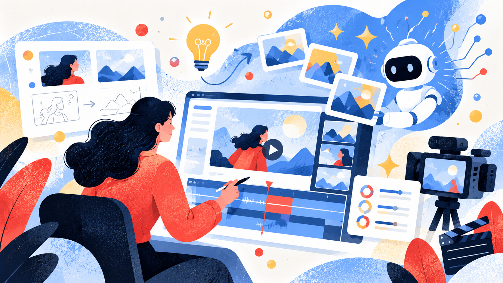 How Generative AI Is Changing Video Production Without Replacing Creative Direction thumbnail illustration